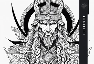 Lucifer com asas tattoo idea