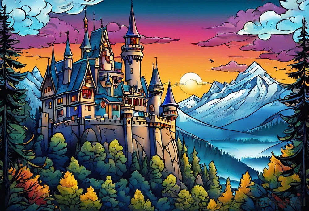 Howls Castle tattoo idea