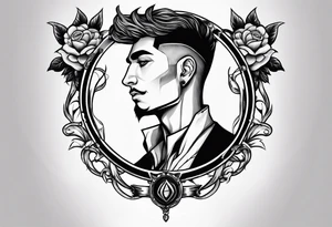 Neo traditional hanged man tattoo idea