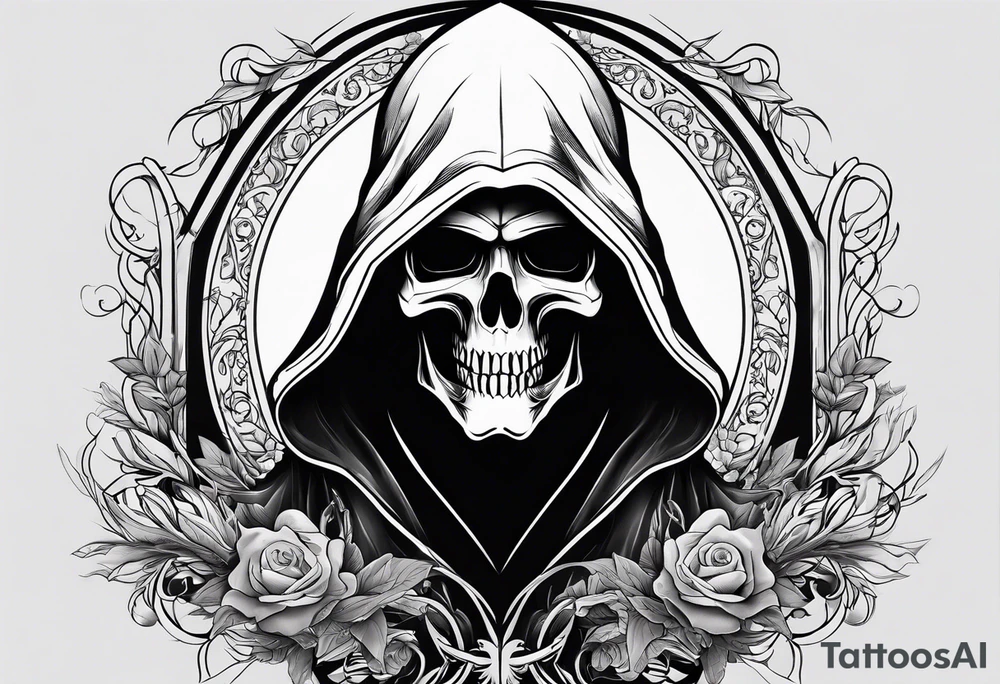 grim reaper tattoo idea