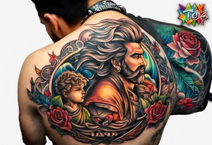 Dad, son, brother tattoo idea