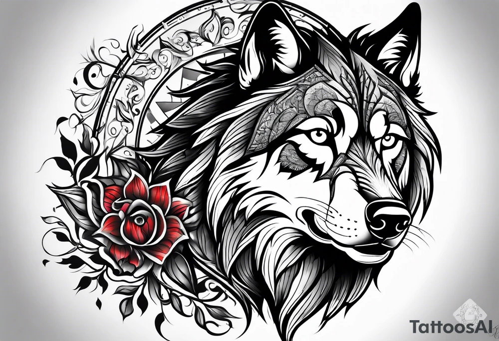 Lobo wolf for a male tattoo tattoo idea