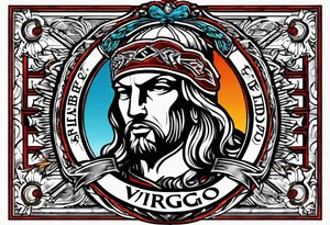 september virgo logo, birth year 2005, birth place detroit , basketball player tattoo idea