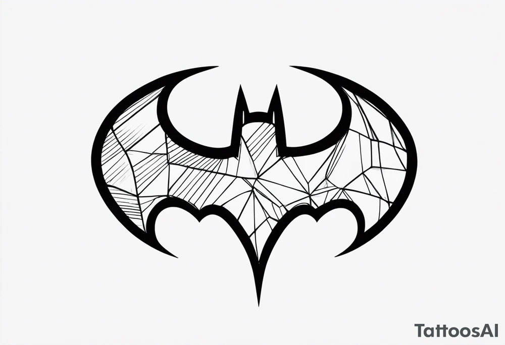 batman logo tattoo idea