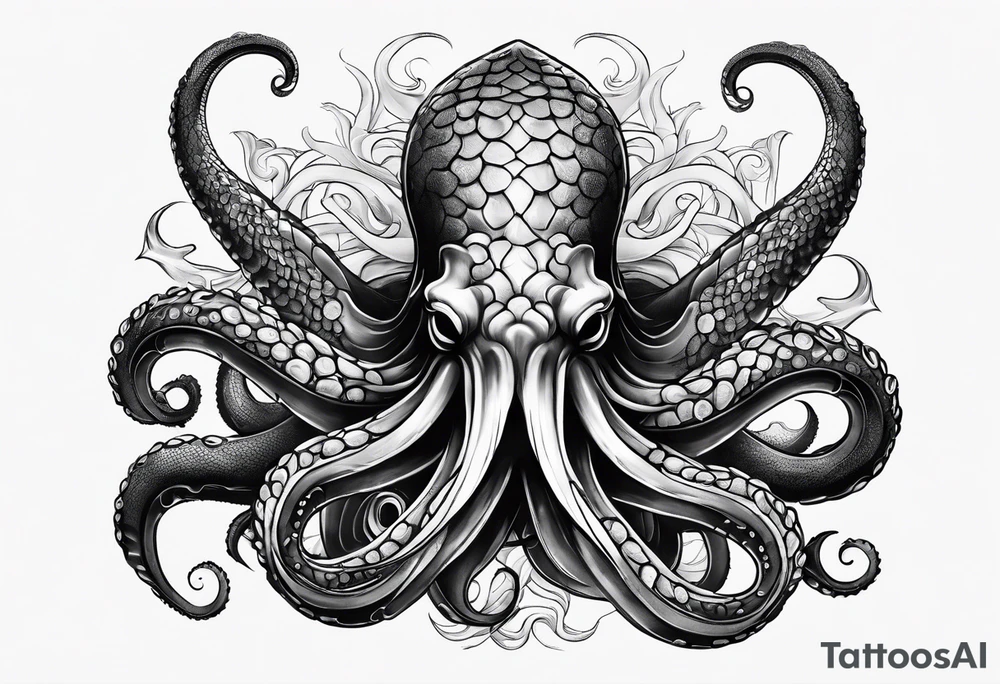 kraken tattoo idea
