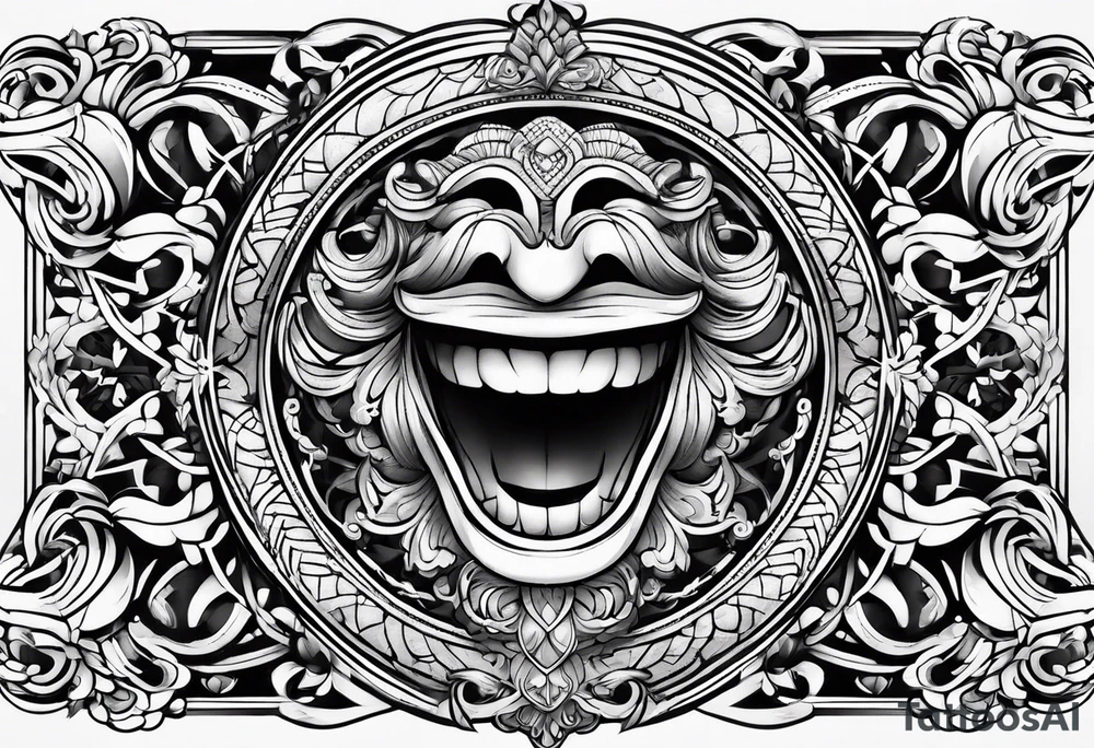 smile tattoo idea