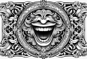 smile tattoo idea