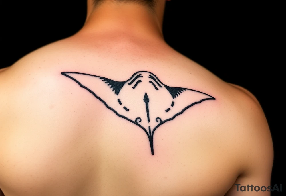 Diving, traveling around the world. Manta ray. Algo que cubra hombro y pectorales tattoo idea