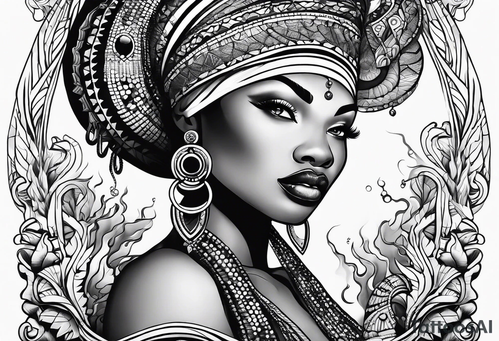Mami wata african underwater small
Simple tattoo idea