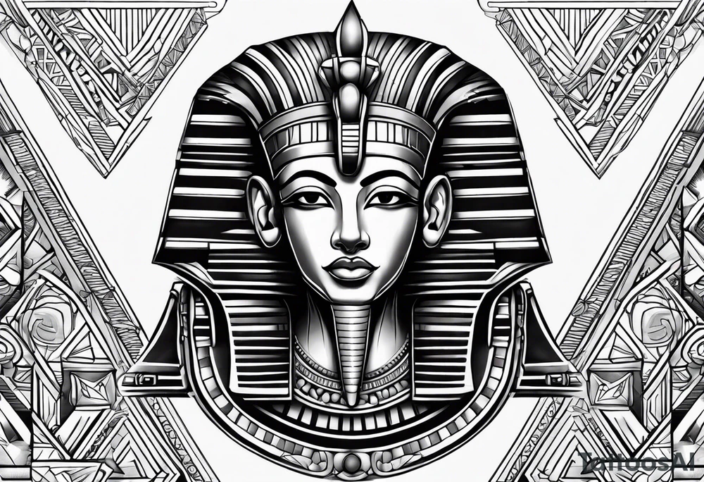 Pharaoh tattoo idea