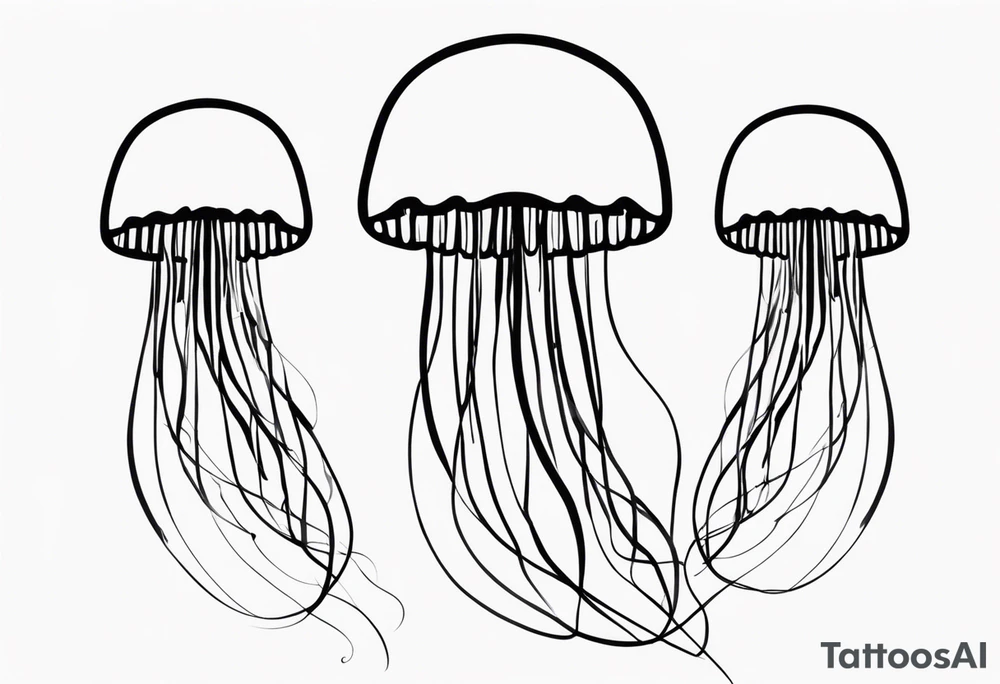 jellyfish small tattoo idea