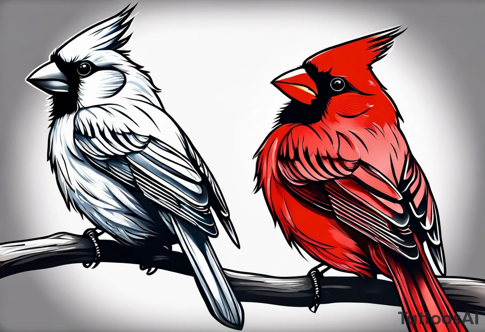 Cardinal and Pa tattoo idea