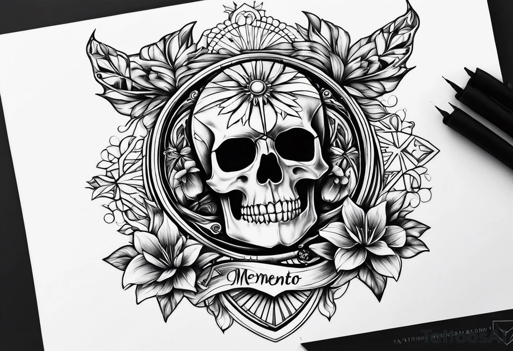 Memento mori tattoo idea