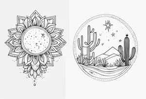 fine line with sun, stars, floral, dots, cactus
. Sternum tattoo tattoo idea