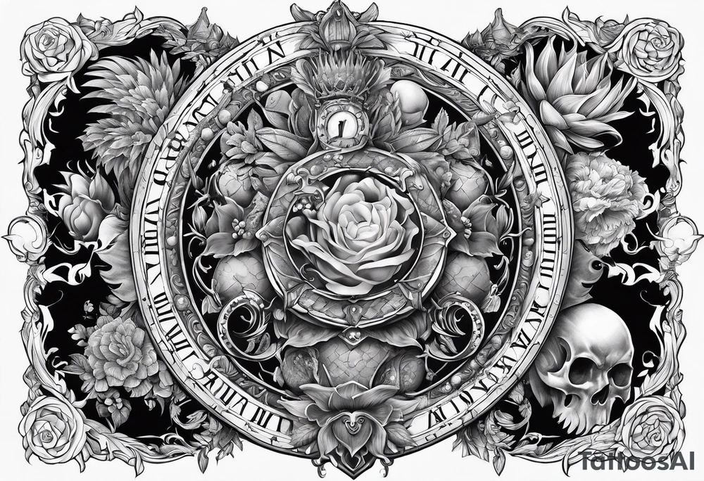 Biblical depiction of the seven deadly sins sleeve tattoo idea