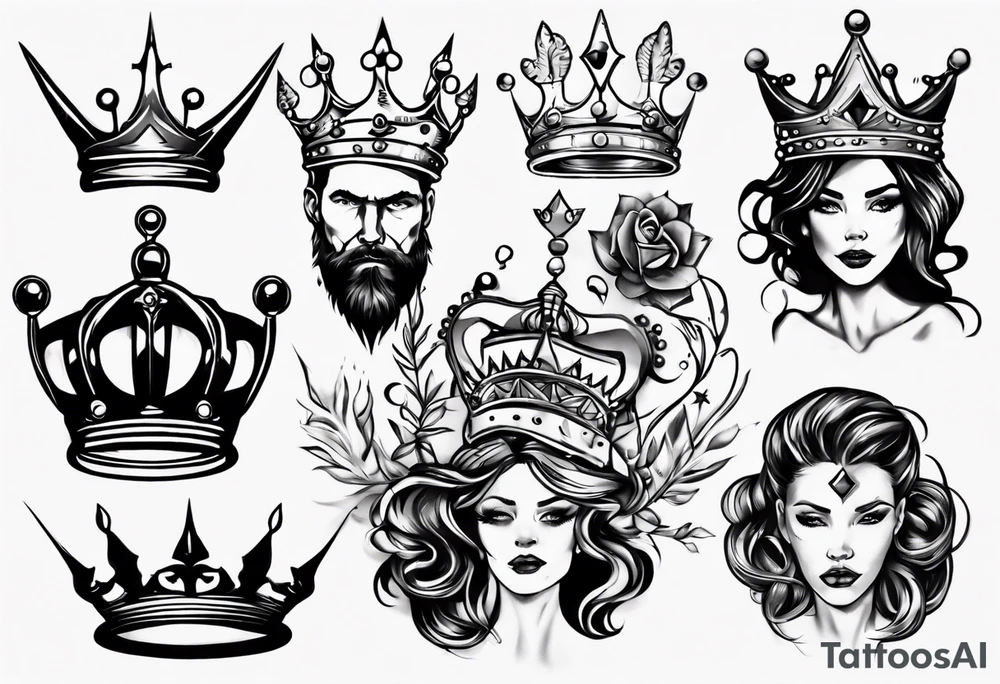 crown tattoo idea