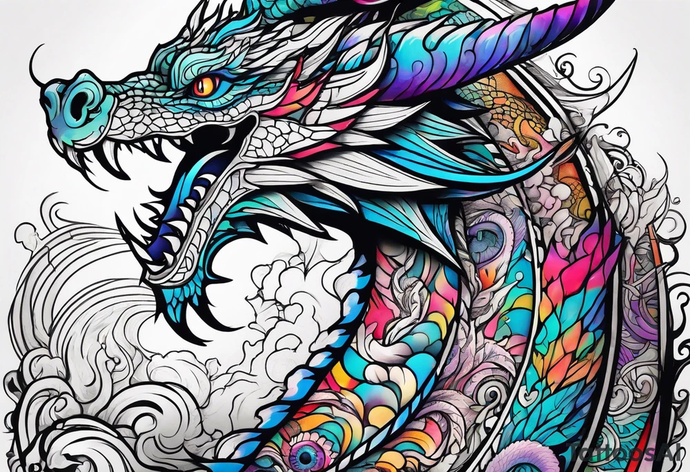 dragon tattoo idea