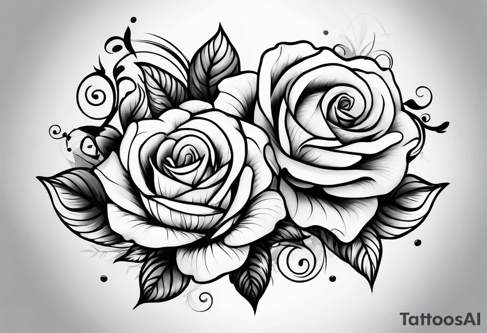 roses tattoo idea