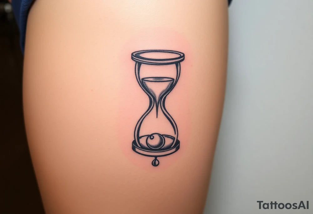 hourglass tattoo idea