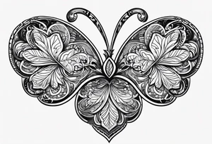 4 leaf clover tattoo idea