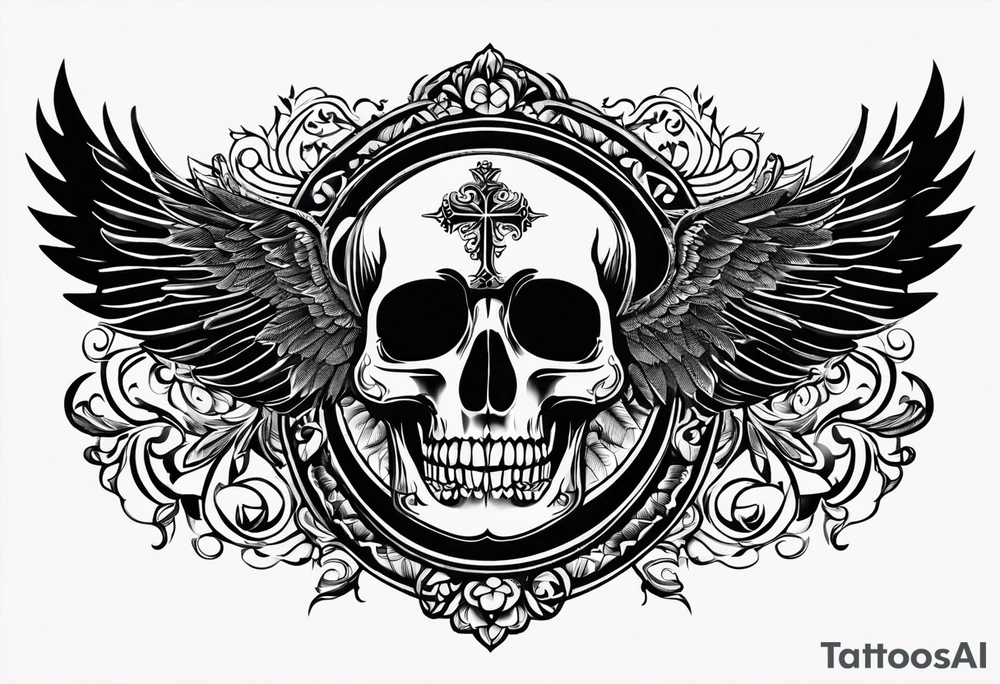 armband with these words: memorable life honorable death tattoo idea