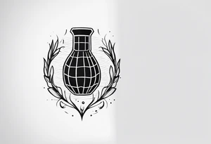 grenade ribs tattoo idea