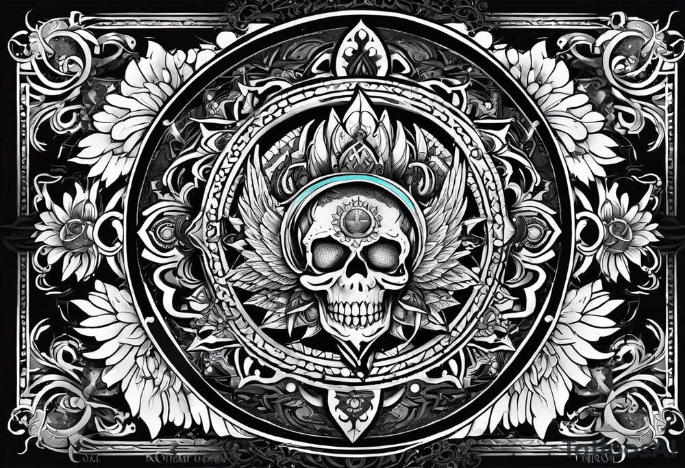 black kali, goddess pirate, alien, pachamama, valkrye, warrior, skull, lotus azul, wing, eagle, zenza resonance, stars, 5D tattoo idea