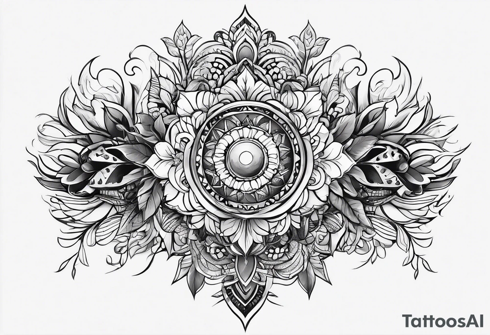 small tattoo symbolizing growth for a man tattoo idea