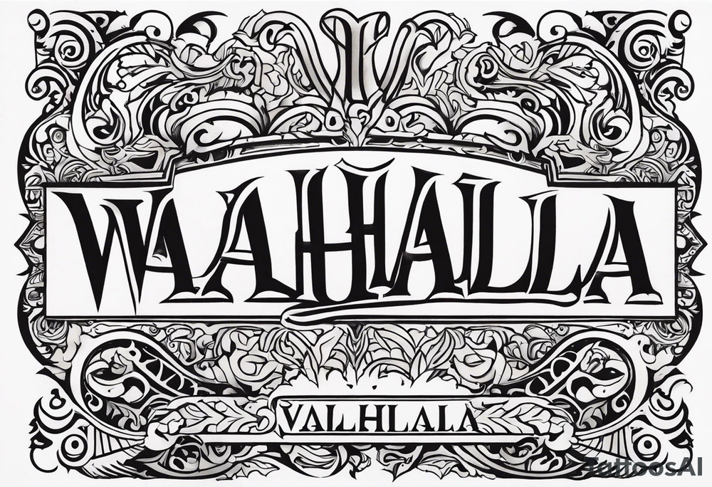 Valhalla tattoo idea