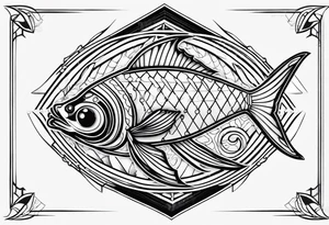 Jesus fish tattoo idea