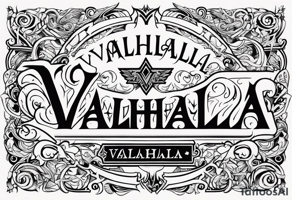 Valhalla tattoo idea
