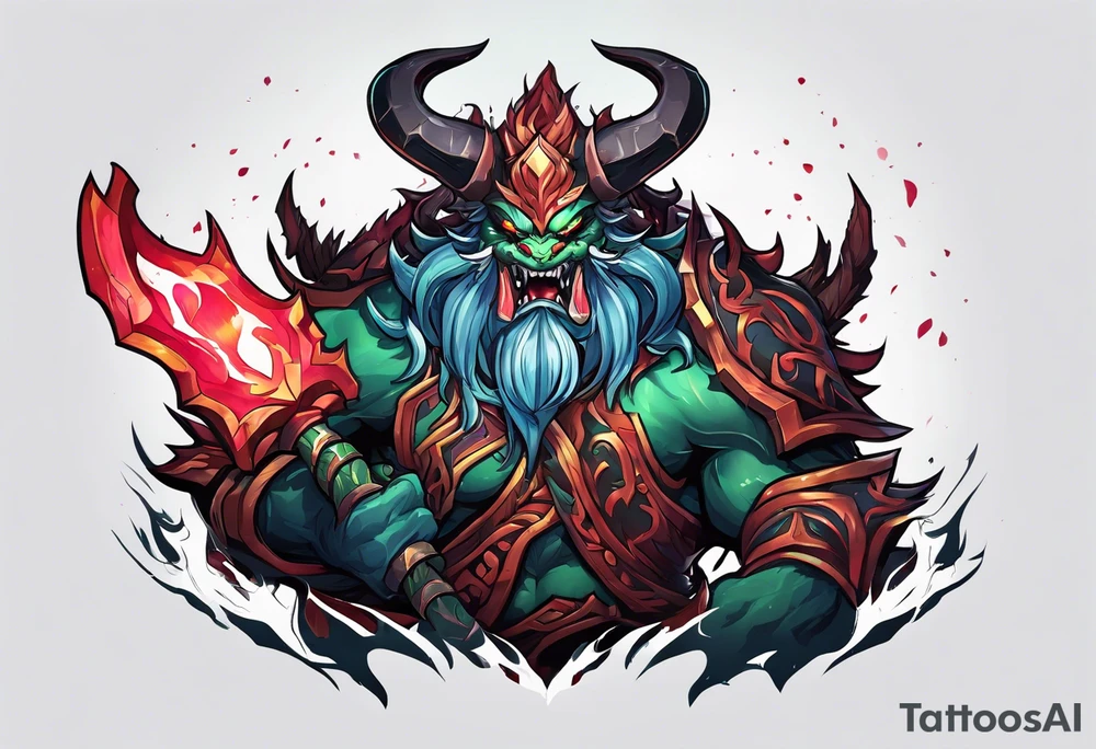 Outworld devourer in dota 2 tattoo idea