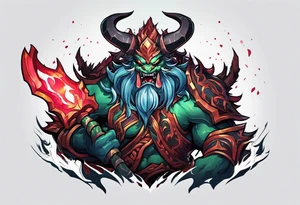 Outworld devourer in dota 2 tattoo idea