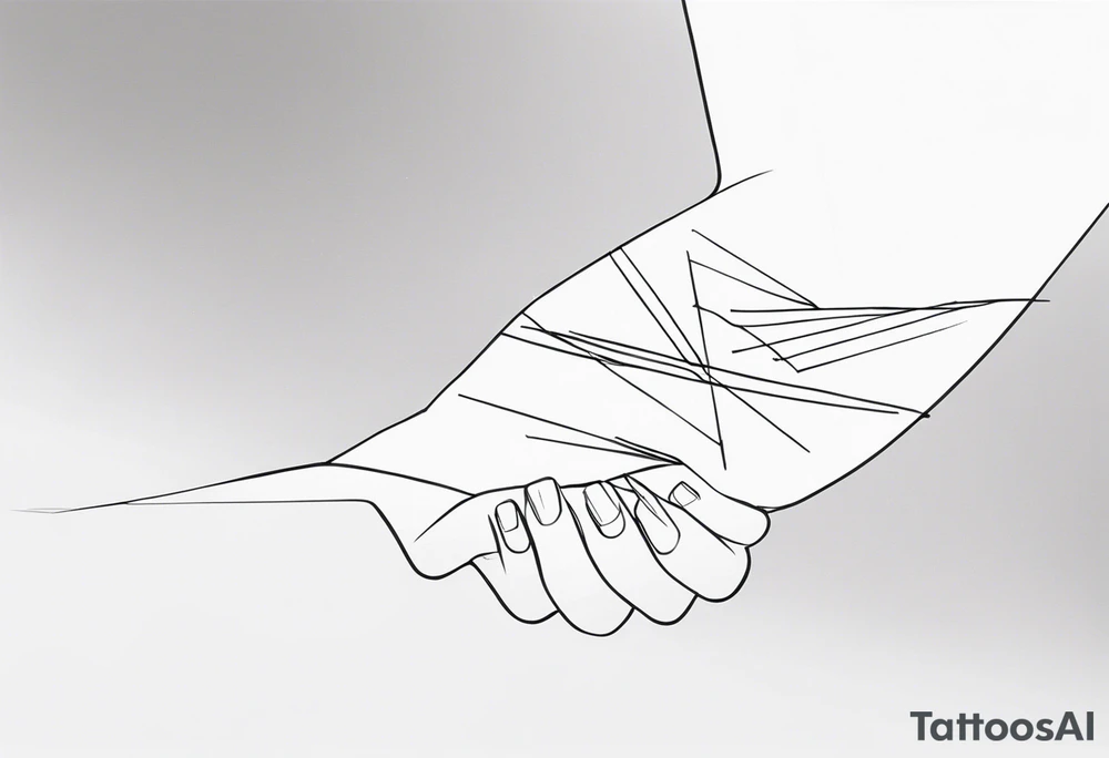 LINES FROM SHOULDERS TO WRISTS tattoo idea