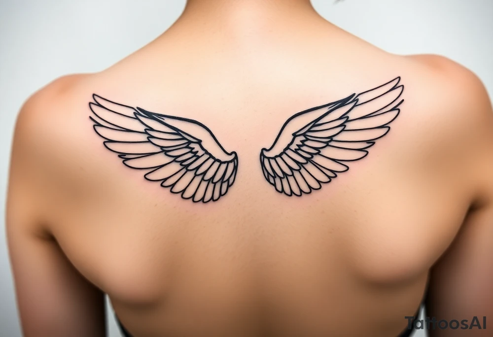 Wings tattoo idea