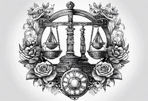 Libra glif wrist tattoo tattoo idea