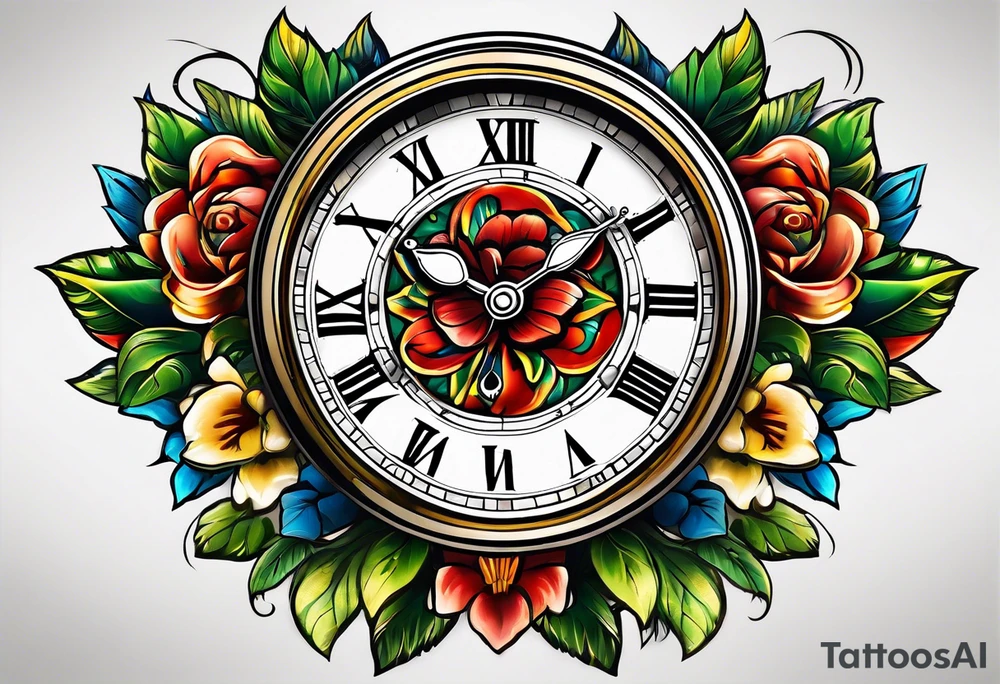 surviver independent and romani watch tattoo idea