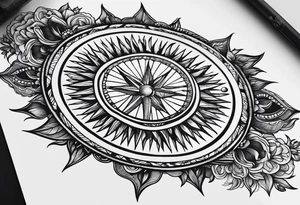 sun, simple, small tattoo idea