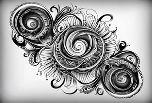 double helix tattoo idea