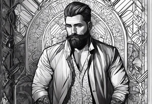 Michail Gorshenev from last scene serial korol I shut tattoo idea