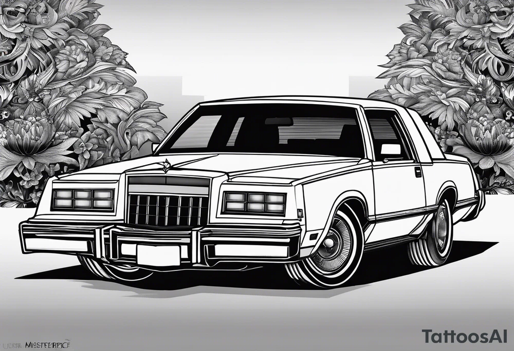 1984 Chrysler lebaron tattoo idea
