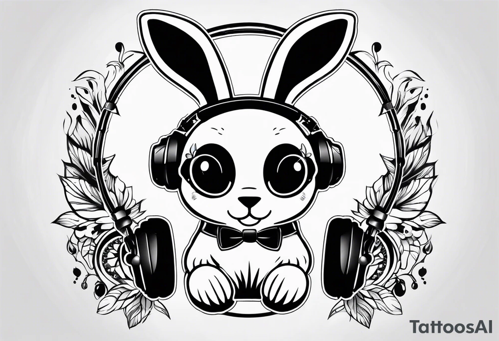 dj BUNNY tattoo idea