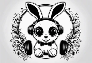 dj BUNNY tattoo idea