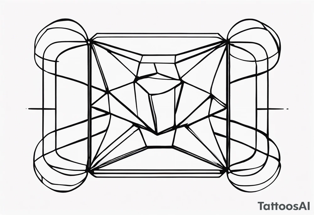 Tesseract tattoo idea