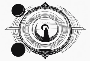 Been gesserit litany against fear from the book Dune. Particularly focused on the part “fear is the little death that brings total obliteration” tattoo idea
