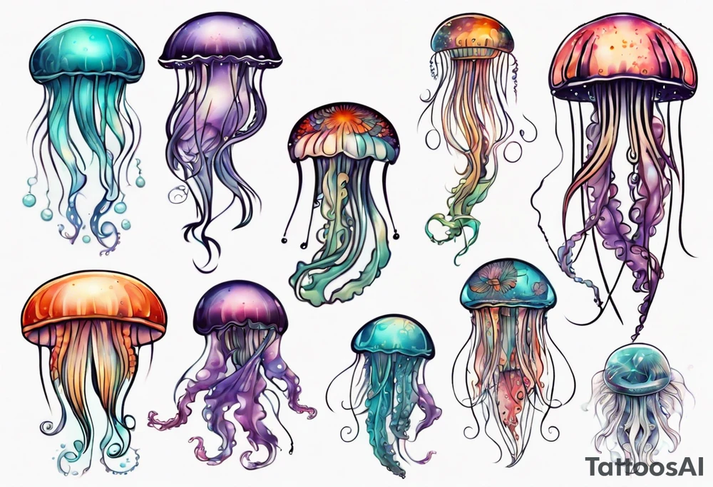 Jellyfish tattoo idea