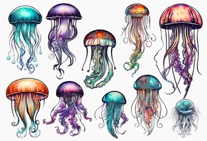 Jellyfish tattoo idea