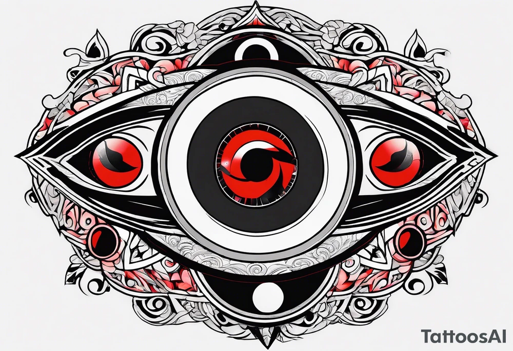 Tatto from Itachi and his mangekyou sharingan tattoo idea