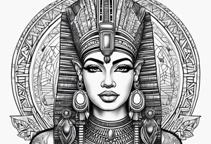 egyptian,goddess tattoo idea