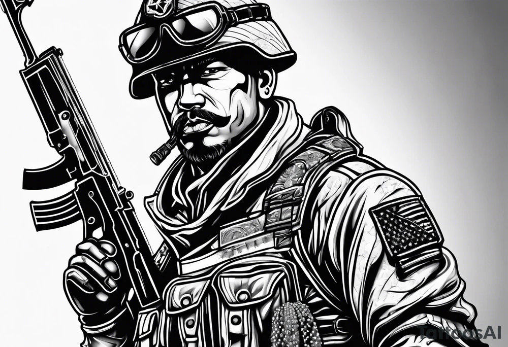Soldier tattoo idea